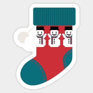 Christmas Sock Sticker